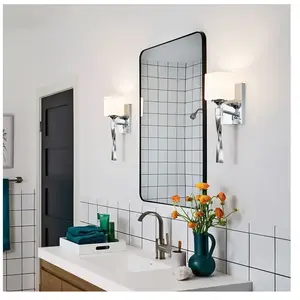 Elstead kichler marette applique murale avec abat-jour en chrome poli, ip44