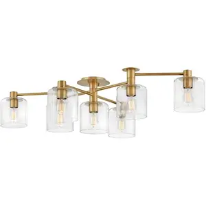 ELSTEAD Plafonnier semi-encastré à bras multiples Heritage Brass