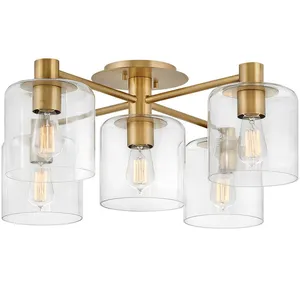 Elstead Lighting Semi-plafonnier Axel 5 lumières pas cher