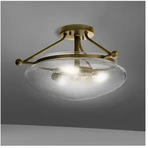 Elstead Lighting Belle Plafonnier, E14, QN-BELLE-SF-BNB,Vendu parkaufland