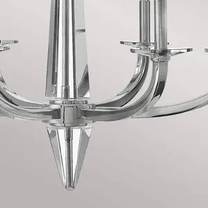 Quintiesse Lustre Cendrier, nickel poli, 6 lampesVendu parluminaire
