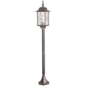 Comparateur de prix : Elstead Lighting Lampe sur pied extérieur Wexford Noir Argent