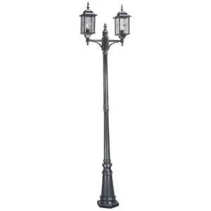 ELSTEAD Lampe sur pied extérieur Wexford Noir Argent