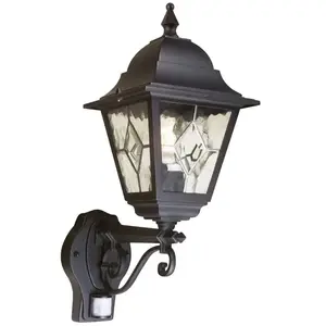 Comparateur de prix : Elstead Lighting Norfolk Applique murale, E27, NR1-PIR-BLACK,