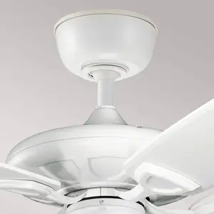 KICHLER Ventilateur de plafond Kevlar 60 IP44, blanc, Ø 152 cm