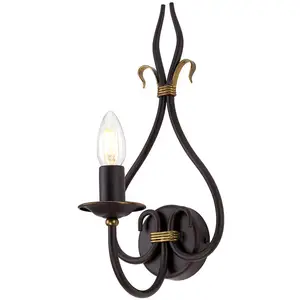 Elstead Lighting Mur de mur Windermere 1XE14 h: 36.5 l: 18.5 b: 16.5