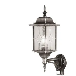 Comparateur de prix : Elstead Applique extérieur Wexford capteur noire/argentée