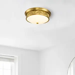 Elstead Lighting Epsilon Plafonnier E27, QN-EPSILON-F-M-AB-O, pas cher