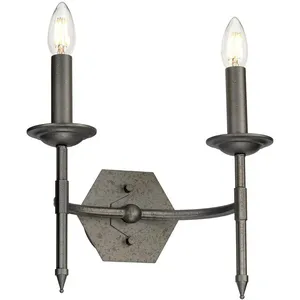 Elstead - Applique murale Crown 2XE14 h: 28.9 b: 31.8Vendu parluminaire