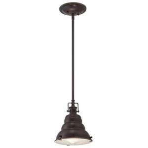 QUOIZEL East Vale - Mini suspension plafonnier à 1 ampoule, bronze palladien, E27 - ElsteadVendu paramazon