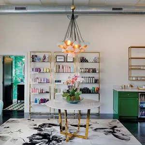 Quintiesse Suspension Nula faisceau, blanche/dorée, 15 lampesVendu parluminaire