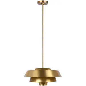 Comparateur de prix : Elstead - Suspension à 1 lumière Brisbin, laiton bruni, E27