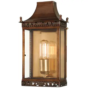 Comparateur de prix : Elstead Applique d'extérieur Regents Park déco, laiton