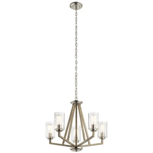 Elstead kichler deryn plafonnier suspendu à bras multiples gris antique vieilliVendu parluminaire