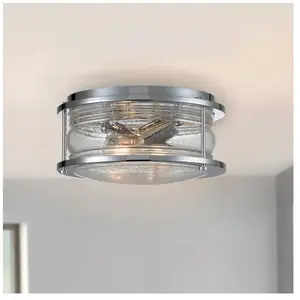 Elstead kichler ashland plafonnier de salle de bain chrome poli, ip44Vendu parluminaire