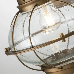 KICHLER Applique murale d'extérieur Bridgeton laiton Ø 28 cmVendu parluminaire