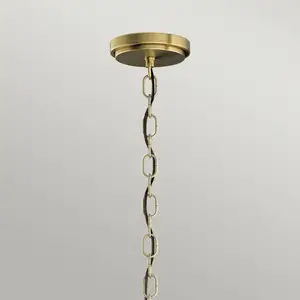 Elstead kichler roux plafonnier suspension cylindrique laiton naturelVendu parluminaire