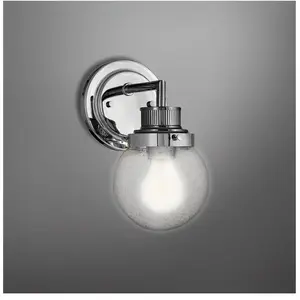 Comparateur de prix : Elstead hinkley poppy applique salle de bain chrome poli, ip44
