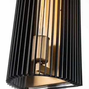 HINKLEY Lighting Elstead Kichler Linara Applique murale Noir & laiton naturelVendu parluminaire