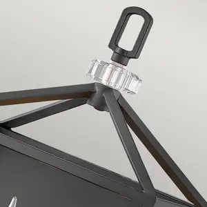 Comparateur de prix : Elstead hinkley stinson plafonnier suspendu lanterns noir avec nickel poli
