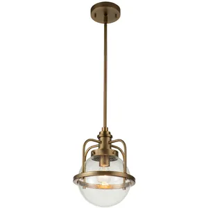 SCB36 Elstead Kichler Triocent Globe Plafonnier en laiton naturel IP44Vendu parluminaire
