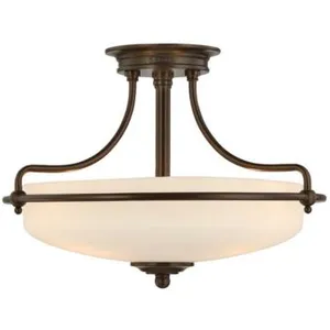 Comparateur de prix : Elstead Lighting Griffin Plafonnier avec suspension, QZ-GRIFFIN-SFS-PN,