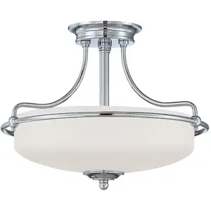 Comparateur de prix : QUOIZEL Elstead Lighting Griffin Plafonnier avec suspension, QZ-GRIFFIN-SFS-C,