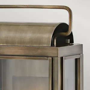 Elstead hinkley sag lanterne murale d'extérieur peinte en bronze bruni, ip44Vendu parluminaire