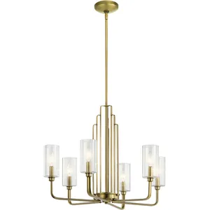 Elstead kichler kimrose plafonnier suspendu à bras multiples laiton naturel brosséVendu parluminaire