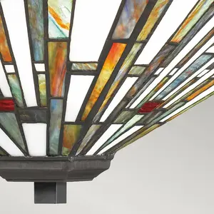 Comparateur de prix : Elstead Lighting Maybeck Plafonnier, E27, QZ-MAYBECK-F,