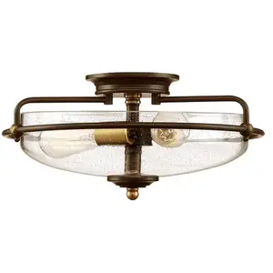 Comparateur de prix : QUOIZEL Elstead Lighting Griffin Plafonnier, E27, QZ-GRIFFIN-F-C-PNAB,
