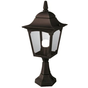 Elstead - Chapel - Lanterne sur piédestal d'extérieur à 1 lumière noire IP44, E27Vendu parkaufland
