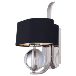 QUOIZEL Elstead - Gotham - Applique murale d'intérieur à 1 ampoule Imperial Silver, G9 pas cher