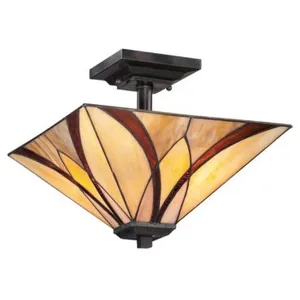 Comparateur de prix : Elstead Lighting Asheville Plafonnier, E27, QZ-ASHEVILLE-SF,