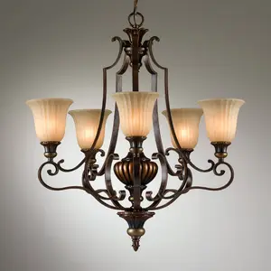 FEISS Chandelier Kelham Hall 5XE27 h: 79 ø: 68.6 pas cher