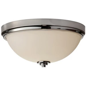 Comparateur de prix : FEISS Malibu - Plafonnier à 2 ampoules pour salle de bain, chrome poli IP44, E27 - Elstead