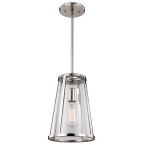 Comparateur de prix : FEISS Harrow - Petit plafonnier à 1 ampoule, nickel poli, E27 - Elstead