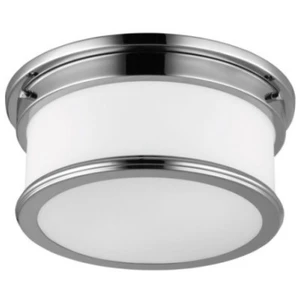 ELSTEAD Plafonnier salle de bains payne verre,acier doux chrome poliVendu parluminaire