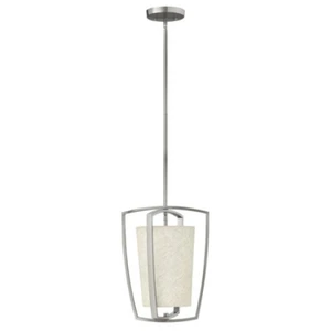 Hinkley Blakely Petite Suspension 1x E27 Nickel Brossé - Elstead pas cher
