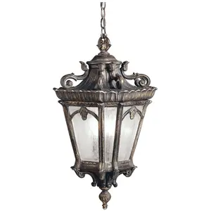 Kichler Elstead - Tournai - Lanterne à chaîne de plafond extérieur à 4 ampoules Londonderry, E27 pas cher