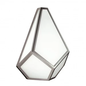FEISS Elstead - Diamond - Applique murale d'intérieur à 1 ampoule, nickel poli, E27 pas cher
