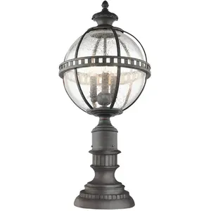 Comparateur de prix : KICHLER Borne lumineuse Halleron avec finition Londonderry