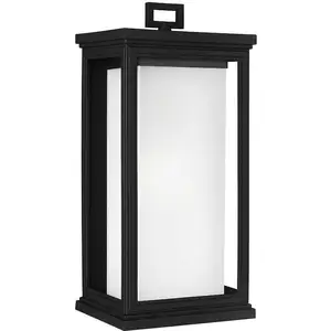 FEISS Roscoe - Grande lanterne murale extérieure à 1 ampoule noire IP44, E27 - ElsteadVendu parkaufland