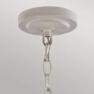 FEISS Elstead - Hartsville - Lustre à 5 ampoules au fini bois de plage, E14Vendu parluminaire