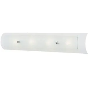 HINKLEY Duet - Applique murale à 4 ampoules pour salle de bain, chrome poli IP44, G9 - Elstead
