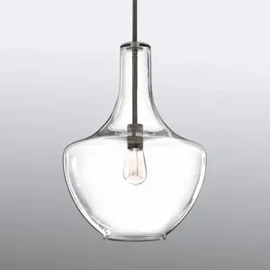 Comparateur de prix : KICHLER Elstead everly - plafonnier à 1 lumière, dôme moyen, bronze, e27