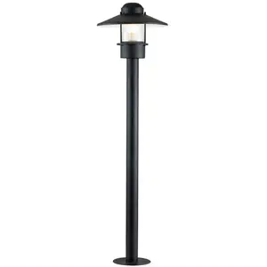 Elstead  klampenborg borne extérieure noire, ip44