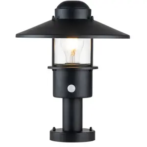 Comparateur de prix : Klampenborg Borne d'éclairage extérieure noire, IP44 - Elstead