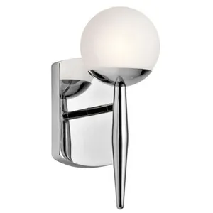 KICHLER Applique murale salle de bains jasper acier chrome poli pas cher