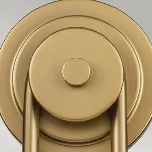 KICHLER Elstead capitol hill applique murale bougie à 2 lumières, laiton naturel peint pas cher